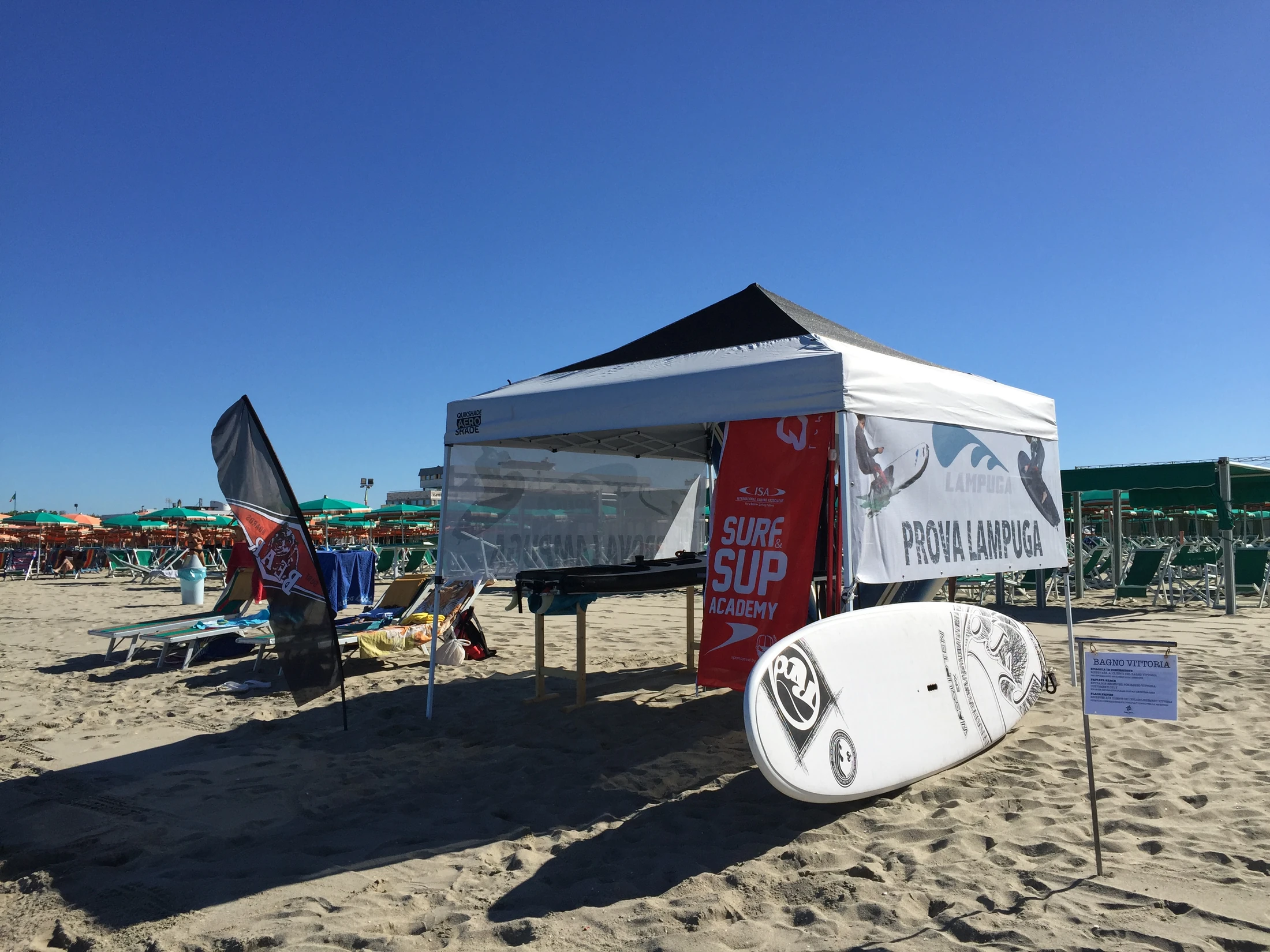 Deportes en la playa de Bagno Vittoria